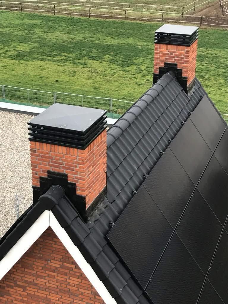 Prefab schoorsteen - Leadax aansluiting